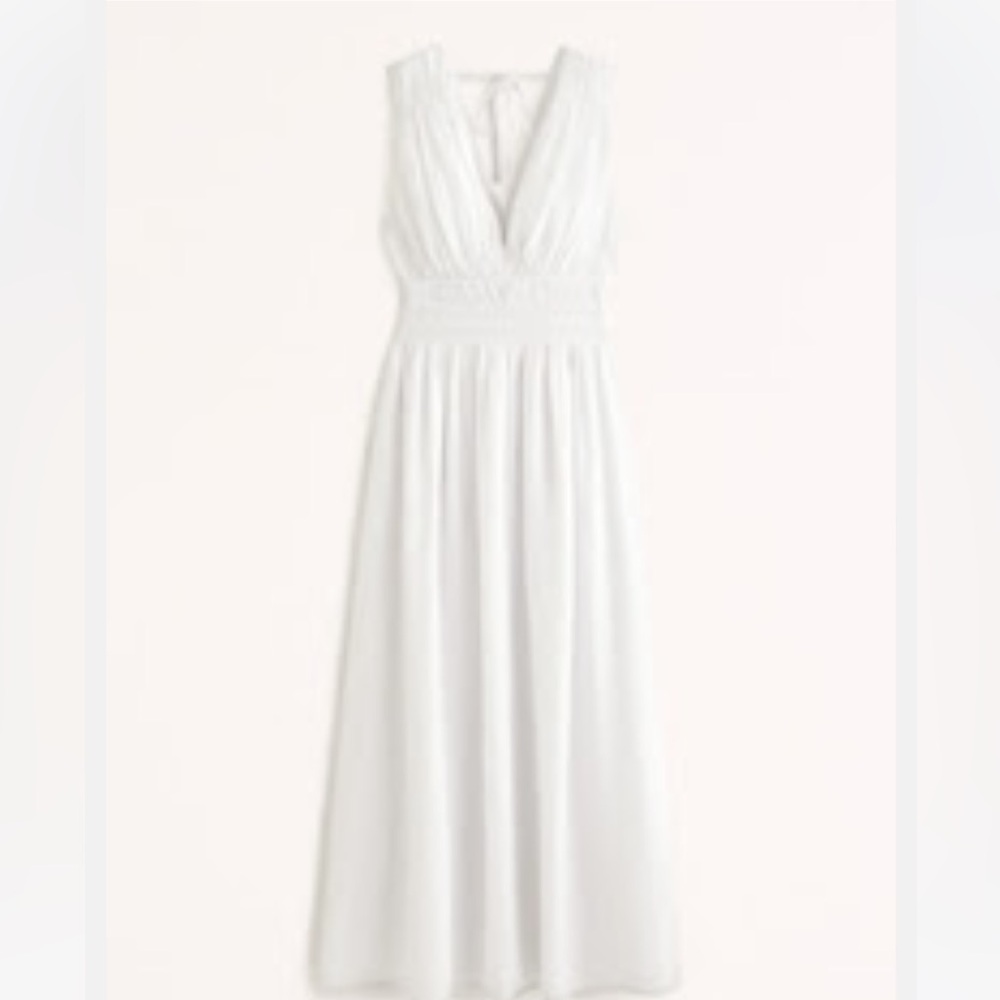 Abercrombie Smock Waist Maxi Dress (NWT)
